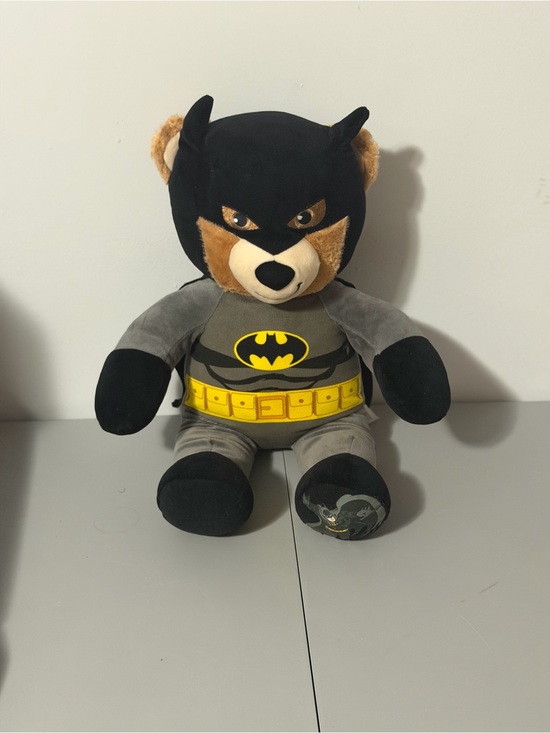 Build-A-Bear Other - Build-A-Bear Batman Inspired Teddy Bear 16” Retired DC Comics Plush 2017